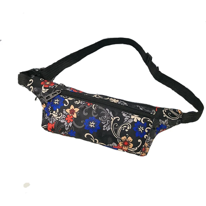 pochette banane fleurie