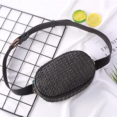 sac bandoulière tissé noir