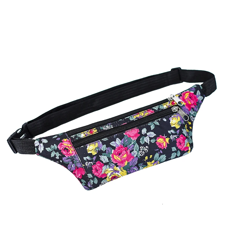 sac banane fleurs